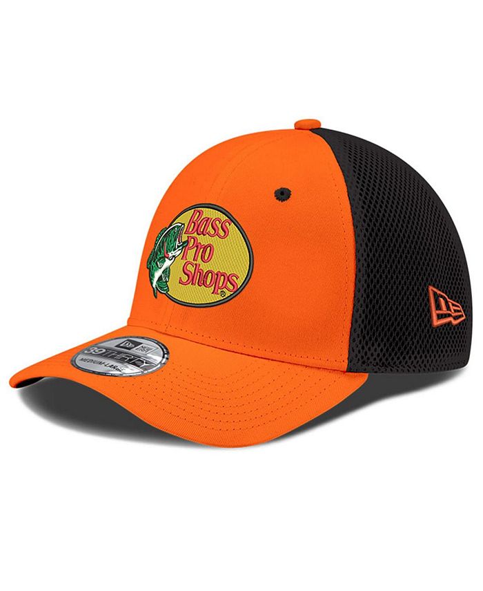 New Era Men's Orange Austin Dillon Bass Pro Shops NEO 39THIRTY Flex Hat
