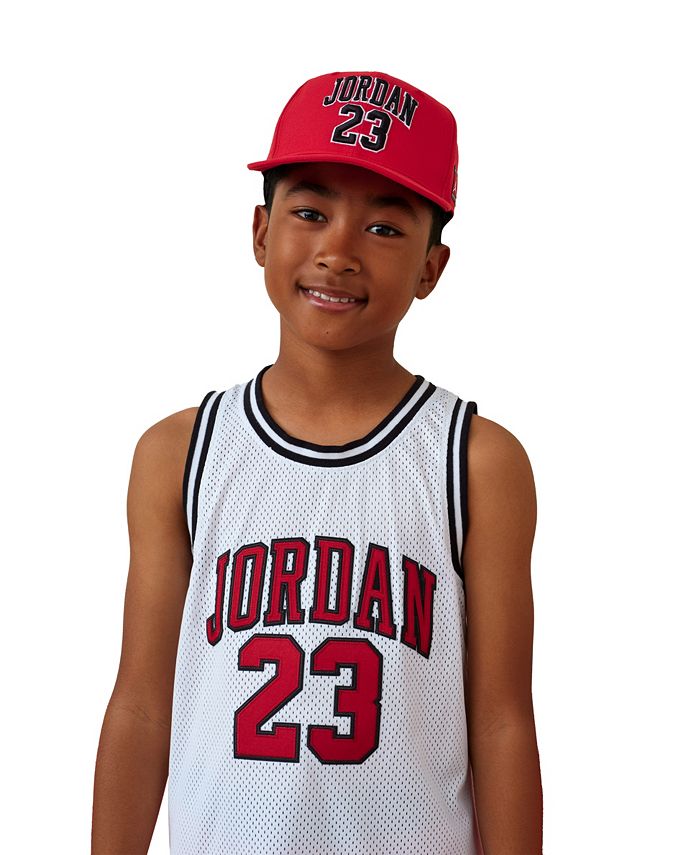 Jordan Big Boys Jersey Flat Brim Cap