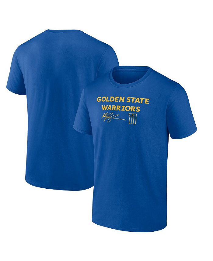 Fanatics Men's Branded Klay Thompson Royal Golden State Warriors Name and Number T-shirt