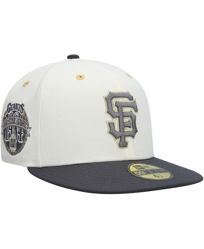 New Era Men's White, Charcoal San Francisco Giants 1984 MLB All-Star Game Chrome 59FIFTY Fitted Hat