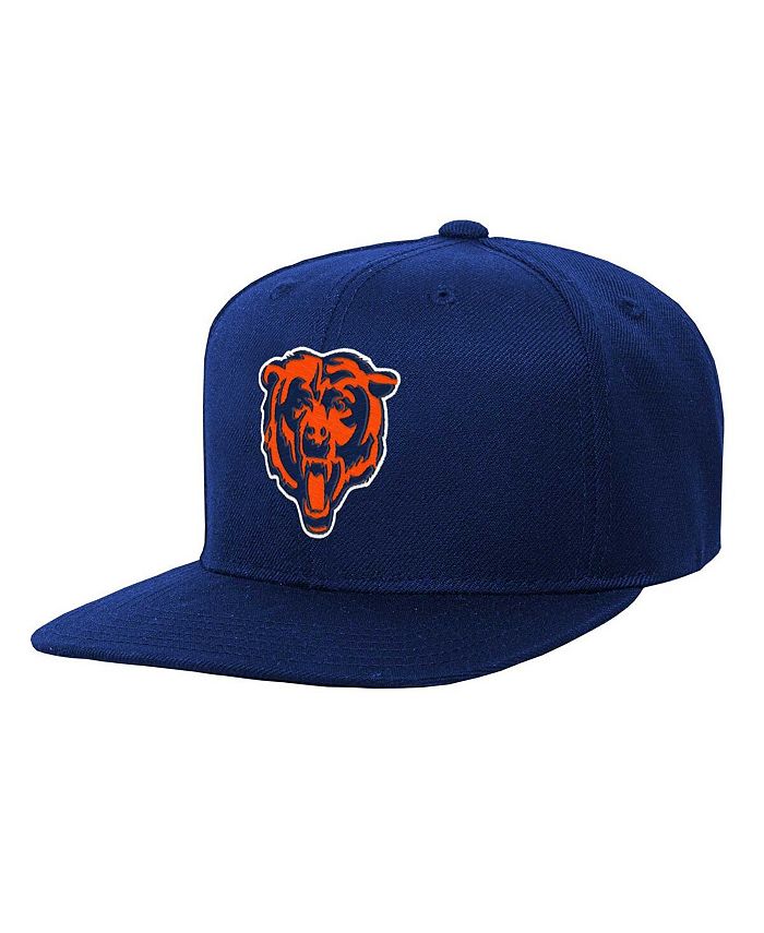 Mitchell & Ness Youth Boys Navy Chicago Bears Gridiron Classics Ground Snapback Hat