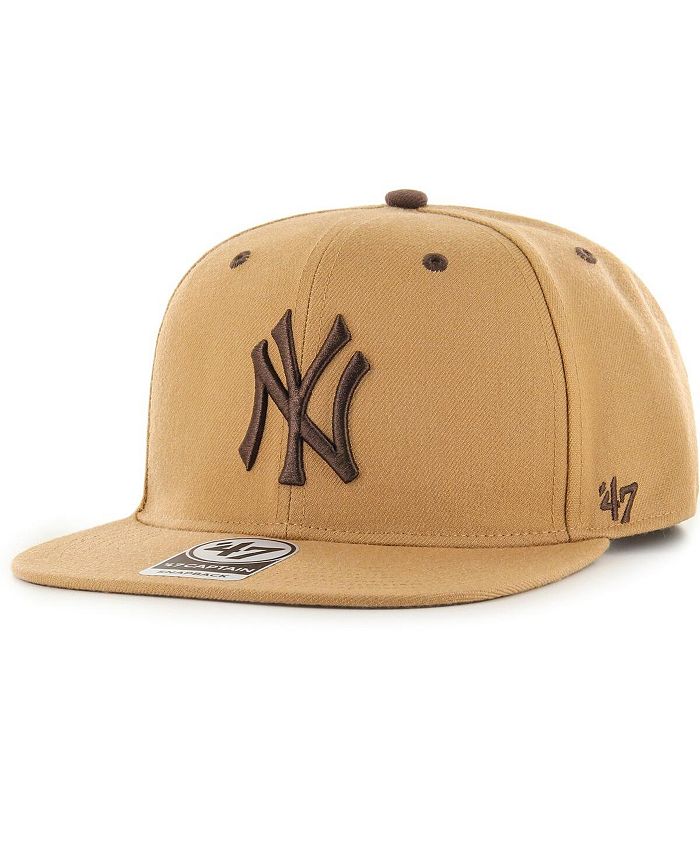 47 Brand Men's Toffee New York Yankees Captain Snapback Hat