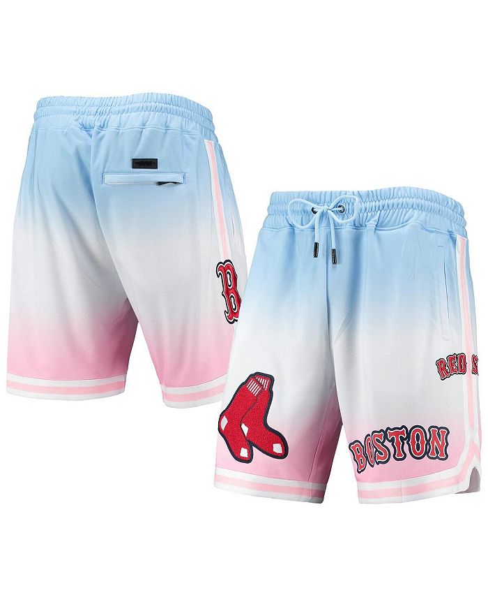 Pro Standard Men's Blue, Pink Boston Red Sox Team Logo Pro Ombre Shorts