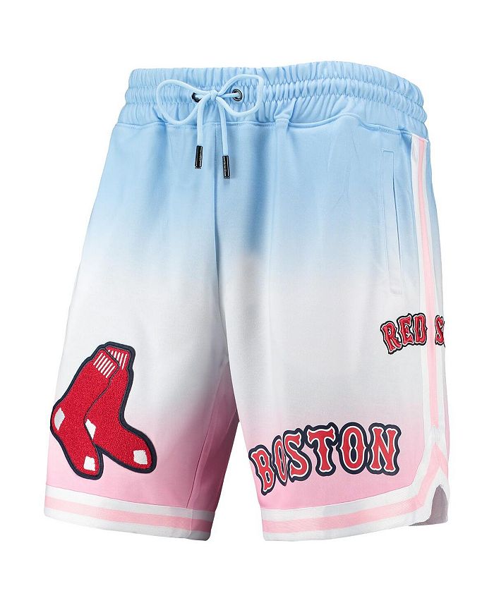 Pro Standard Men's Blue, Pink Boston Red Sox Team Logo Pro Ombre Shorts
