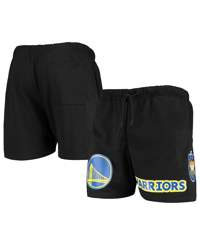 Pro Standard Men's Black Golden State Warriors Mesh Capsule Shorts