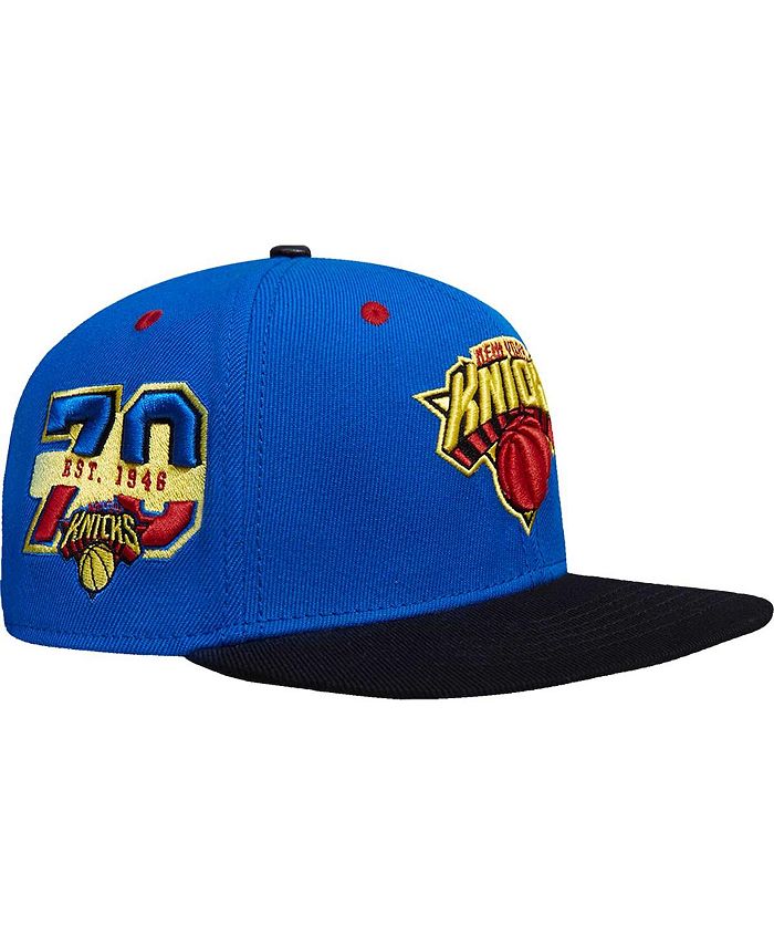 Pro Standard Men's Royal New York Knicks 70 Years Any Condition Snapback Hat