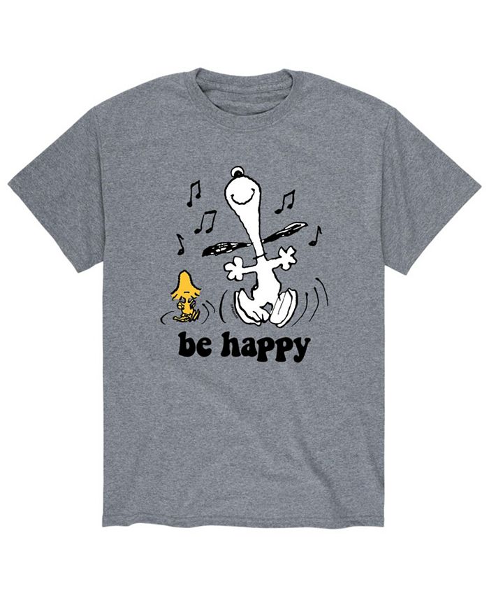 AIRWAVES Men's Peanuts Be Happy T-Shirt