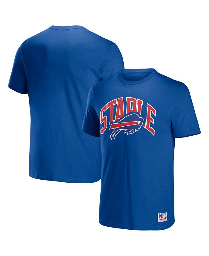 NFL Properties Men's NFL X Staple Royal Buffalo Bills Lockup Logo Short Sleeve T-shirt
