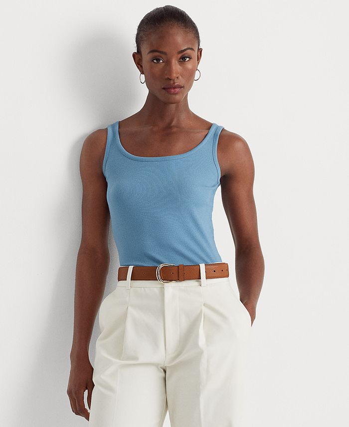 Lauren Ralph Lauren Cotton-Blend Tank Top