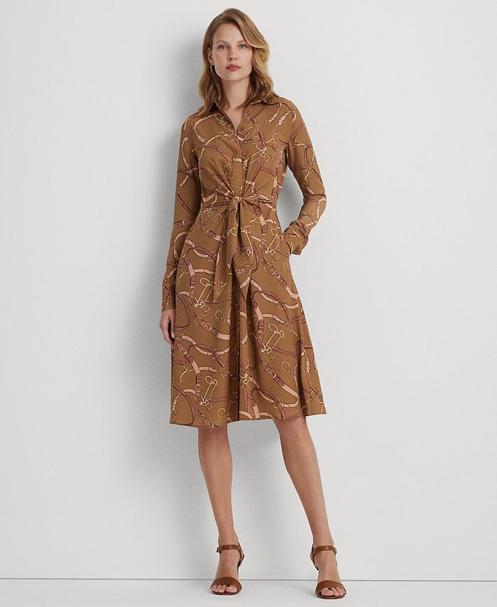 Lauren Ralph Lauren Women's Printed Shirtdress, Regular & Petite