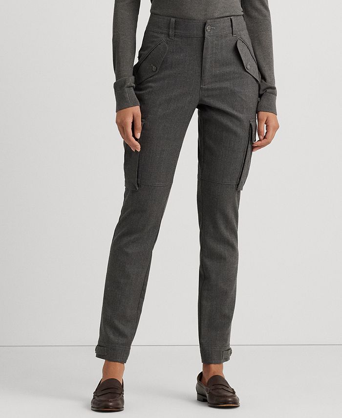 Lauren Ralph Lauren Women's Wool Twill Cargo Pants