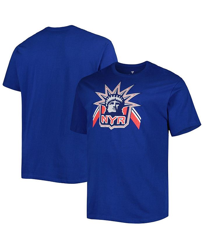 Fanatics Men's Branded Blue New York Rangers Big and Tall Special Edition 2.0 T-shirt