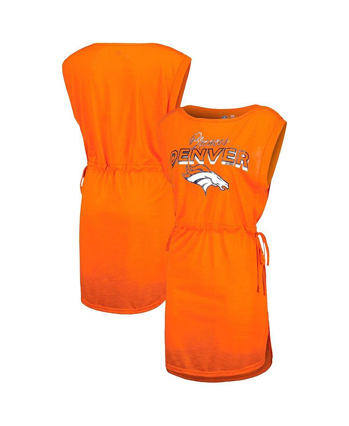 G-III 4Her by Carl Banks Women's Orange Denver Broncos G.O.A.T. Swimsuit Cover-Up