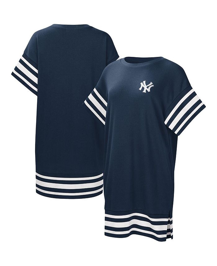 Touch Women's Navy New York Yankees Cascade T-shirt Dress