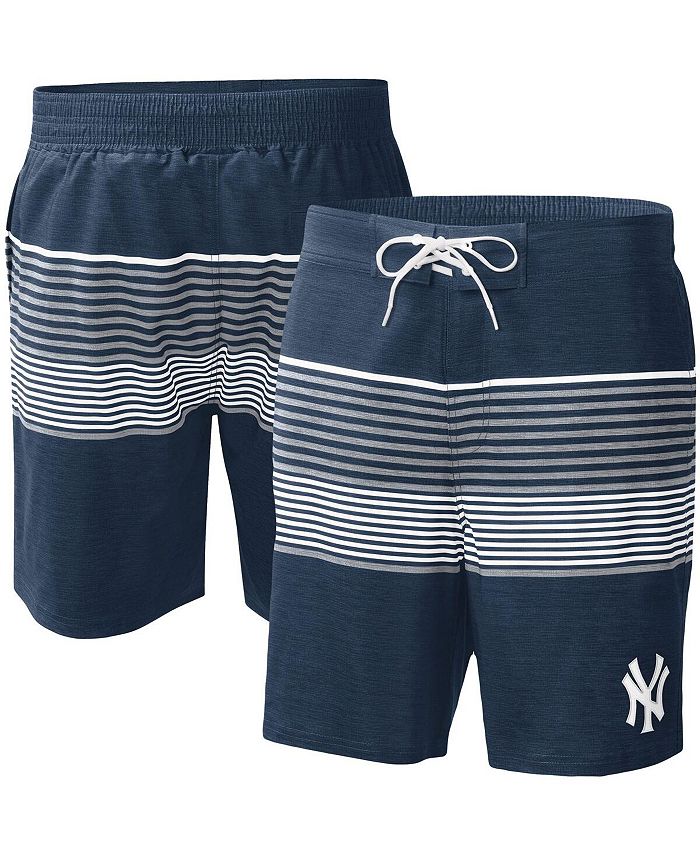 G-III Sports by Carl Banks Men's Navy New York Yankees Coastline Volley Swim Shorts