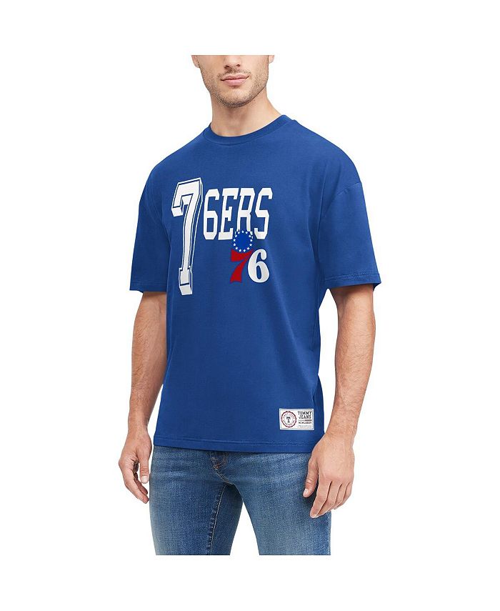 Tommy Jeans Men's Royal Philadelphia 76ers Mel Varsity T-shirt