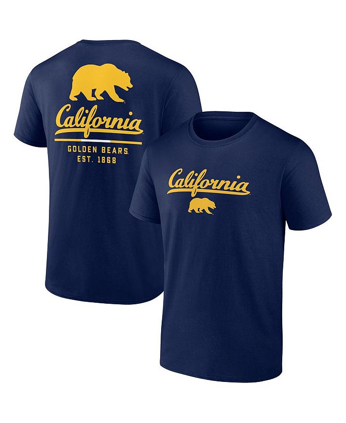 Fanatics Men's Branded Navy Cal Bears Game Day 2-Hit T-shirt