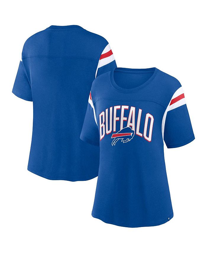 Fanatics Women's Branded Royal Buffalo Bills Earned Stripes T-shirt