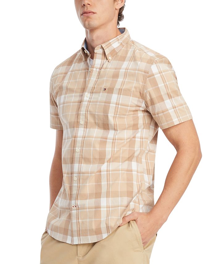Tommy Hilfiger Men's Big & Tall Marley Plaid Regular-Fit Shirt