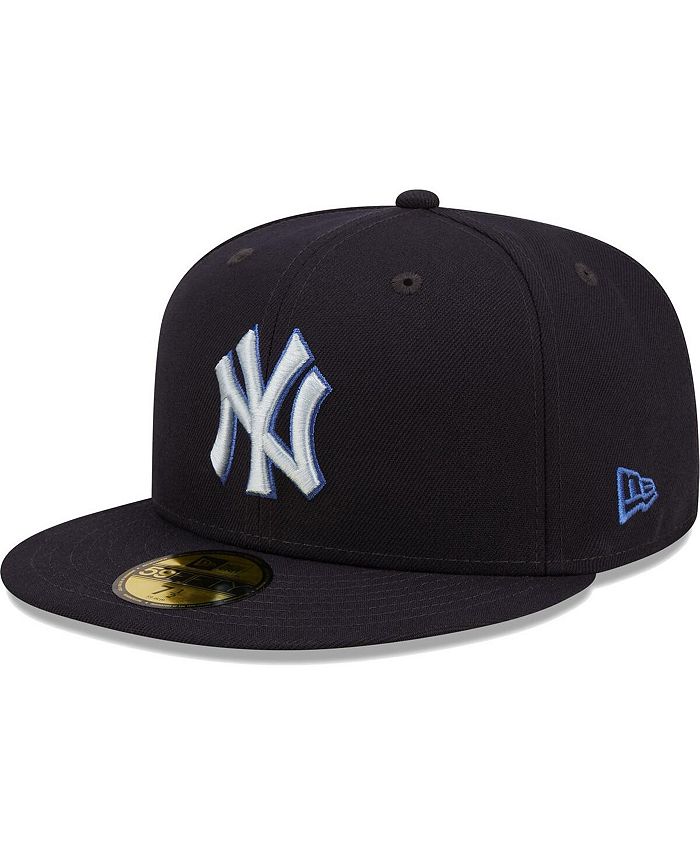 New Era Men's Navy New York Yankees Monochrome Camo 59FIFTY Fitted Hat