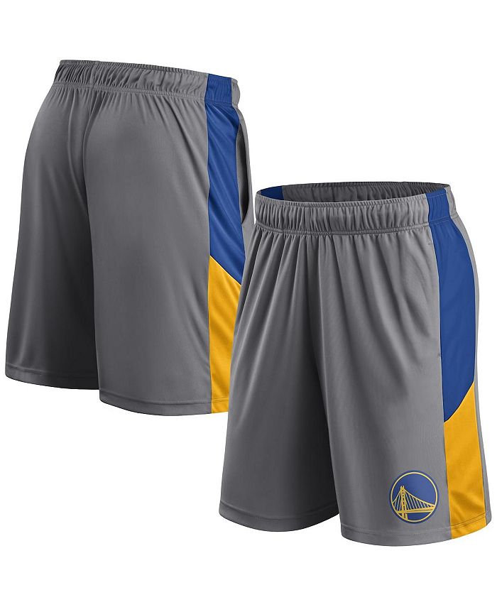 Fanatics Men's Branded Gray Golden State Warriors Practice Performance Shorts