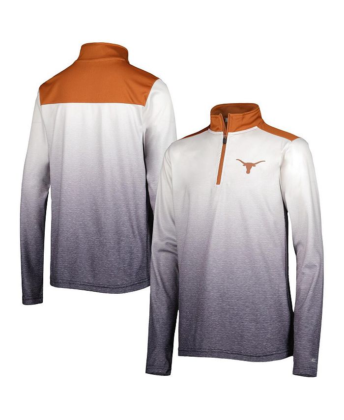 Colosseum Big Boys Charcoal Texas Longhorns Max Quarter-Zip Jacket