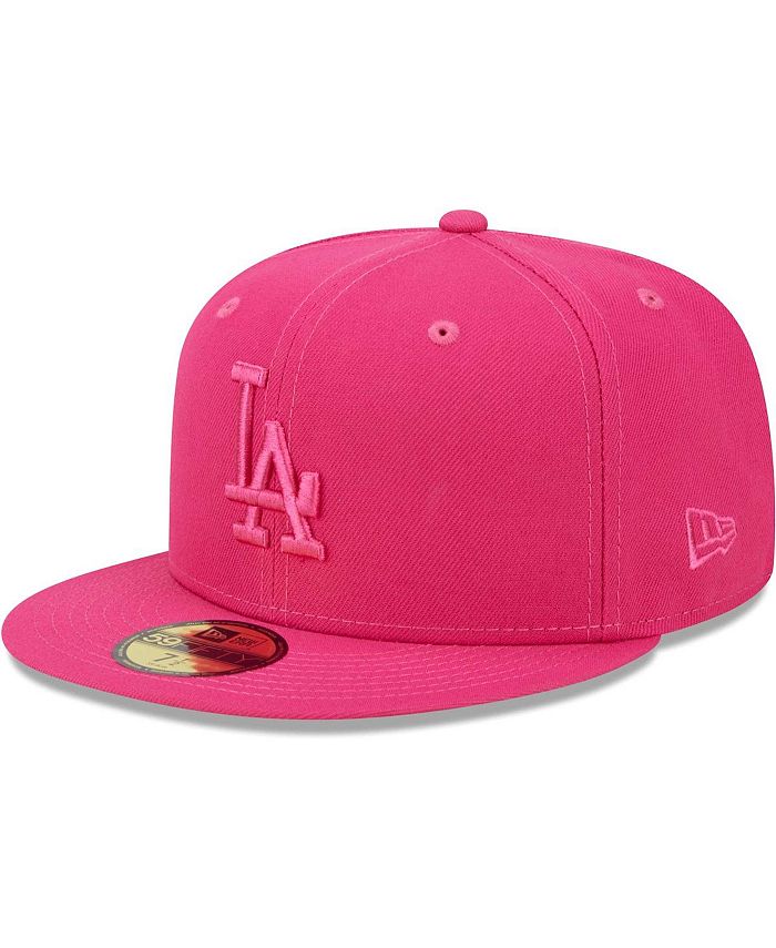 New Era Men's Pink Los Angeles Dodgers Color Pack 59FIFTY Fitted Hat