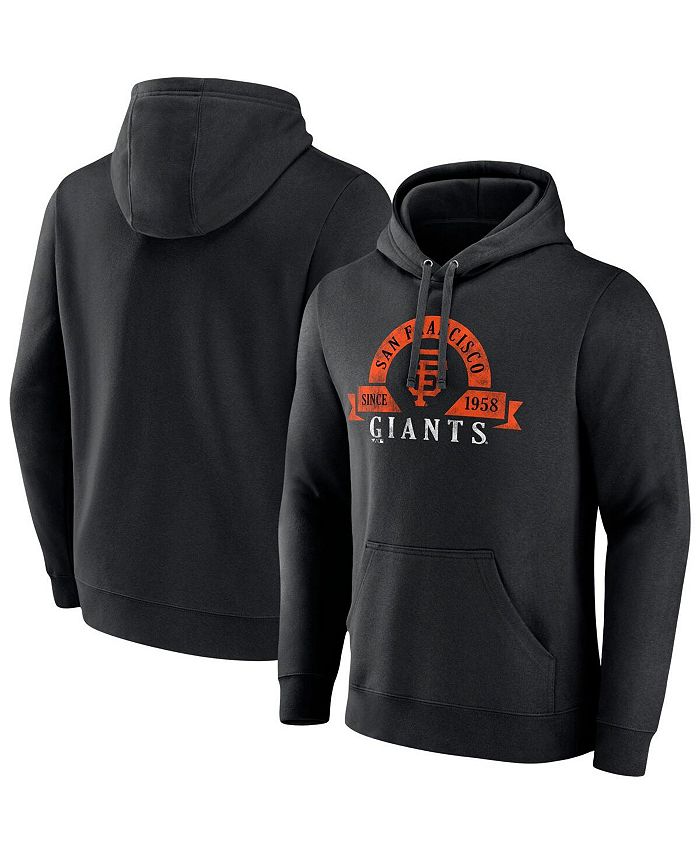 Fanatics Men's Branded Black San Francisco Giants Big and Tall Utility Pullover Hoodie
