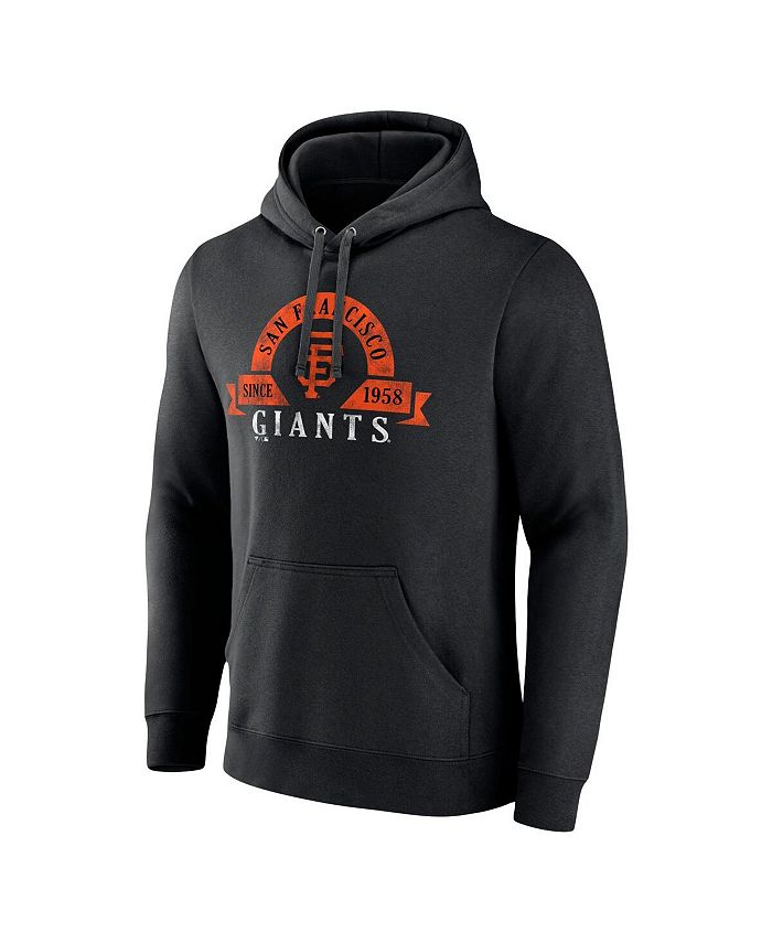 Fanatics Men's Branded Black San Francisco Giants Big and Tall Utility Pullover Hoodie