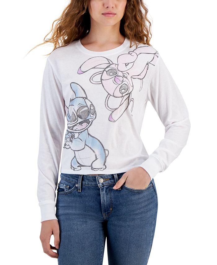 Disney Juniors' Stitch & Friends Long-Sleeve T-Shirt