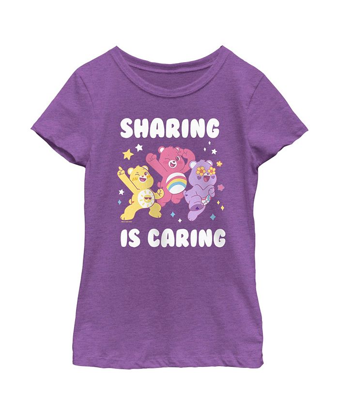 Care Bears Girl's Sharing Is Caring Bears Child T-Shirt