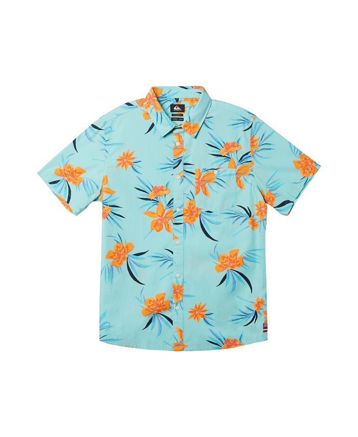 Quiksilver Men's Hi Bloom Woven Short Sleeves Shirt