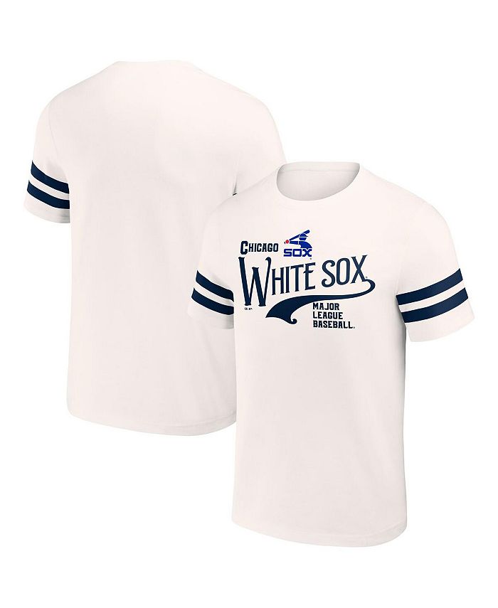 Fanatics Men's Darius Rucker Collection by Cream Chicago White Sox Yarn Dye Vintage-Like T-shirt