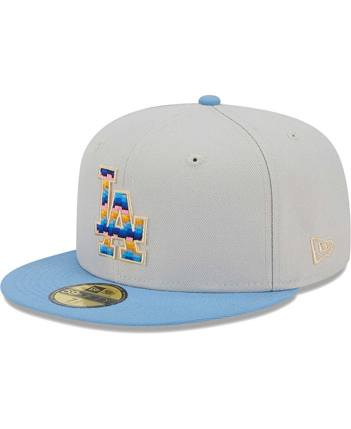 New Era Men's Natural Los Angeles Dodgers Beach Front 59FIFTY Fitted Hat