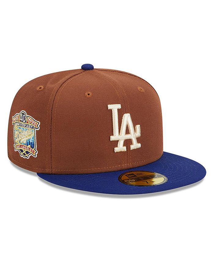 New Era Men's Brown Los Angeles Dodgers Harvest 40th Anniversary 59FIFTY Fitted Hat