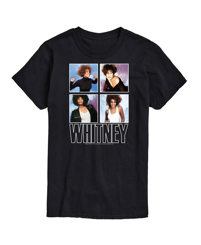 AIRWAVES Men's Whitney Houston Short Sleeve T-shirt