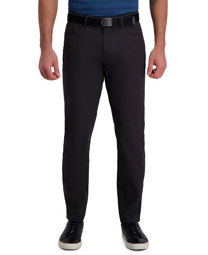 Haggar The Active Series? City Flex Traveler Slim Fit Flat Front 5-Pocket Casual Pant (Ripstop)