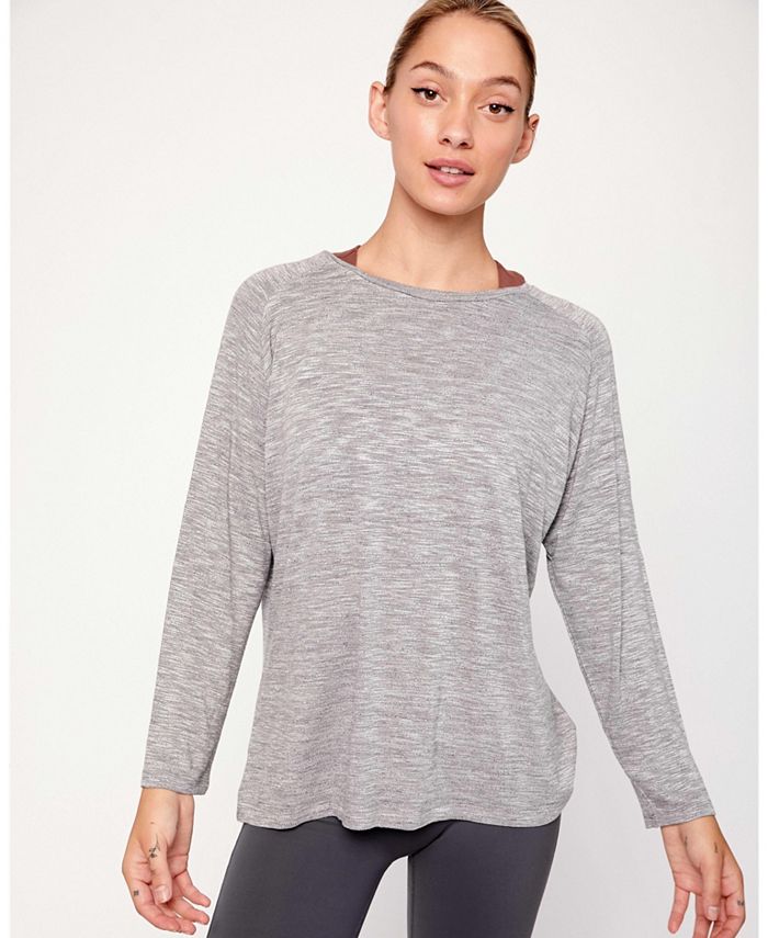 Rebody Active Kim Heathered Pullover Top for Women