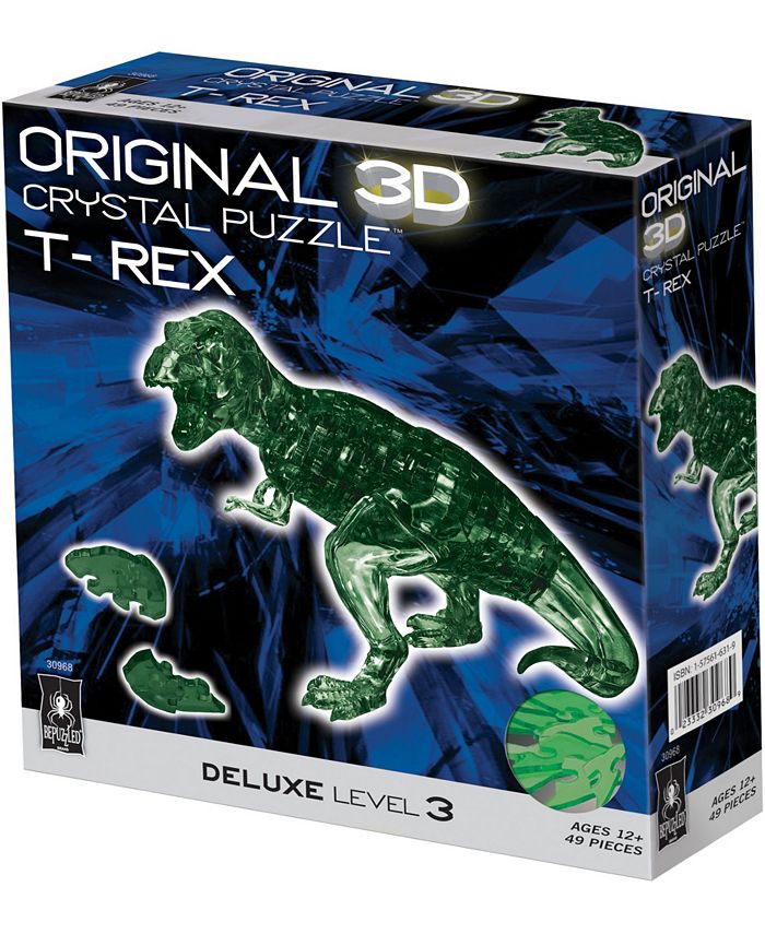 BePuzzled 3D Crystal Puzzle - T-Rex - Dinosaur Toy