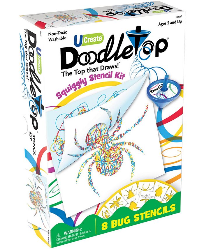 U-Create Doodletop Stencil Kit - Bugs