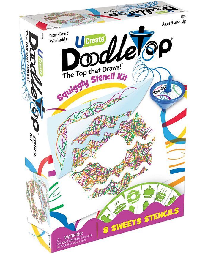 U-Create Doodletop Stencil Kit - Sweets