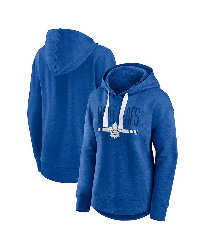 Fanatics Women's Branded Heather Blue Toronto Maple Leafs Never Done Pullover Hoodie