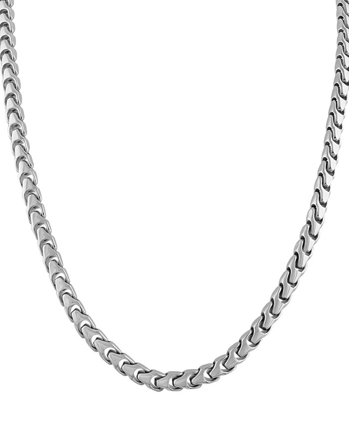 Bulova Men's Link Chain 22 Necklace in Stainless Steel