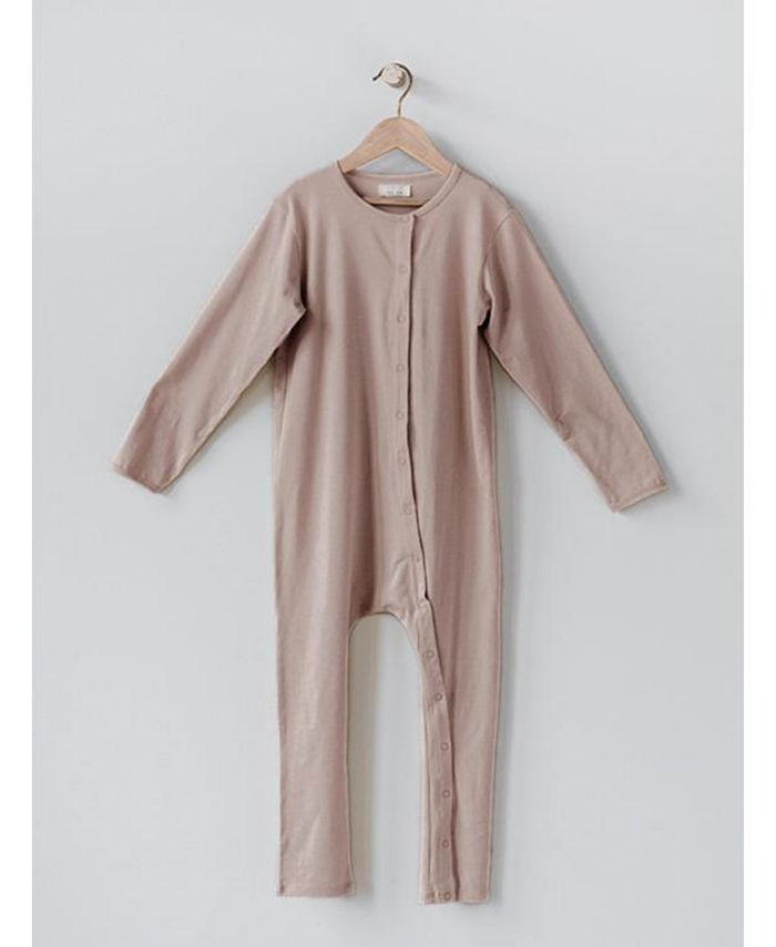 The Simple Folk Baby Boy and Baby Girl Organic Cotton One-Piece Footed Perfect Pajama