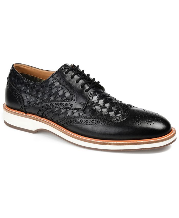 Thomas & Vine Men's Radcliff Woven Wingtip Derby Shoe