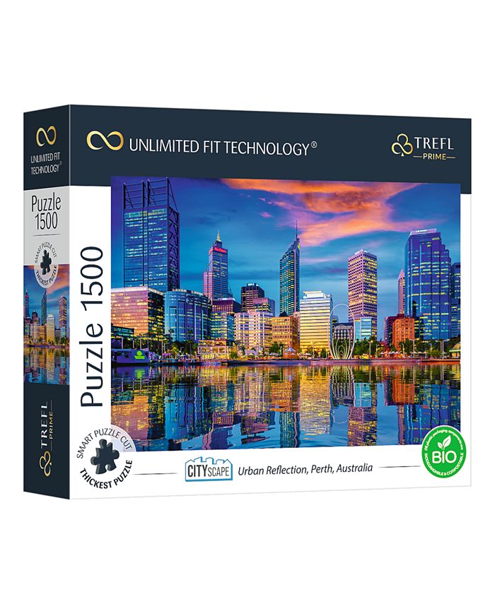 Trefl Prime 1500 Piece Puzzle- Cityscape Urban Reflection, Perth, Australia