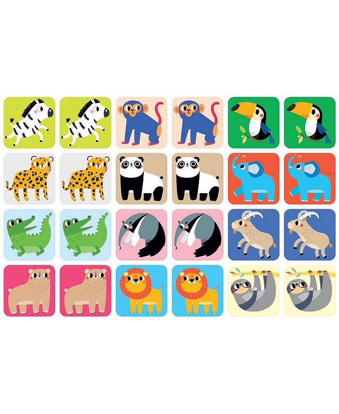 Banana Panda Suuuper Size Toddler Memory Game - Wild Animals