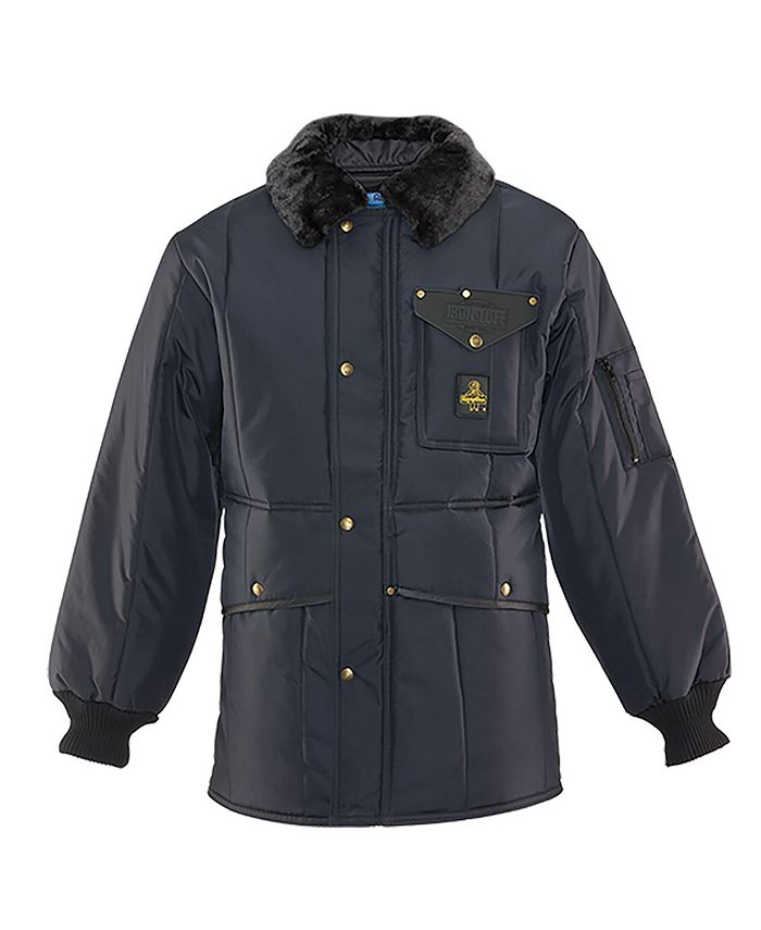 RefrigiWear Men's Iron-Tuff Jackoat Insulated Workwear Jacket with Fleece Collar - Big & Tall