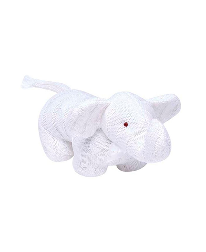 3 Stories Trading Baby Boys or Baby Girls Cable Knit Snuggle Elephant