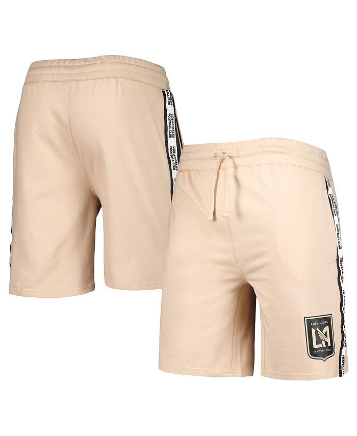 Concepts Sport Men's Tan LAFC Team Stripe Shorts